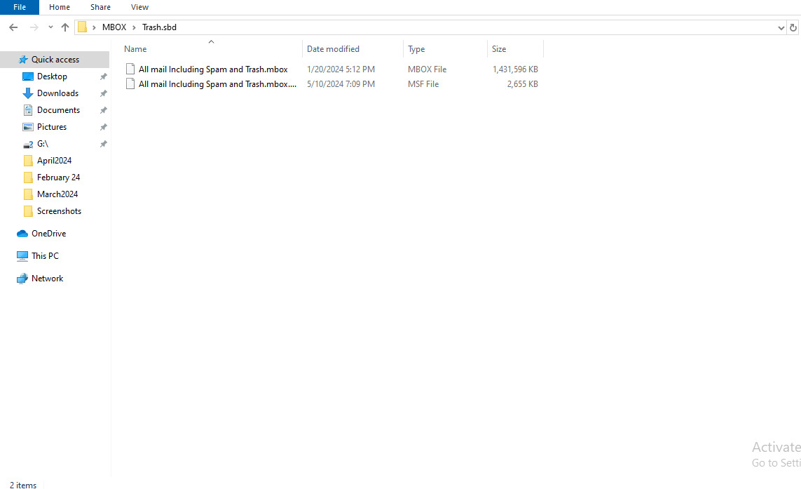 2_MBOX Folder